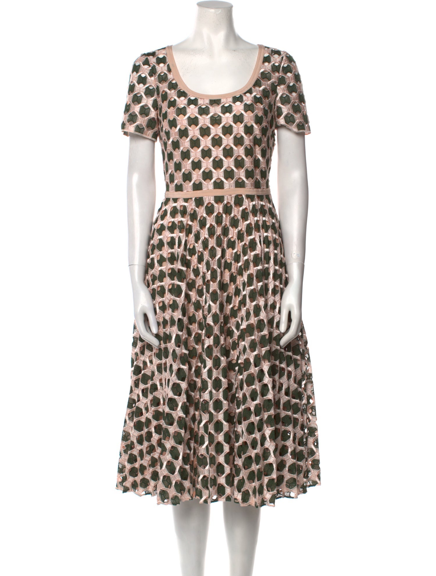 Fendi Silk Midi Length Dress