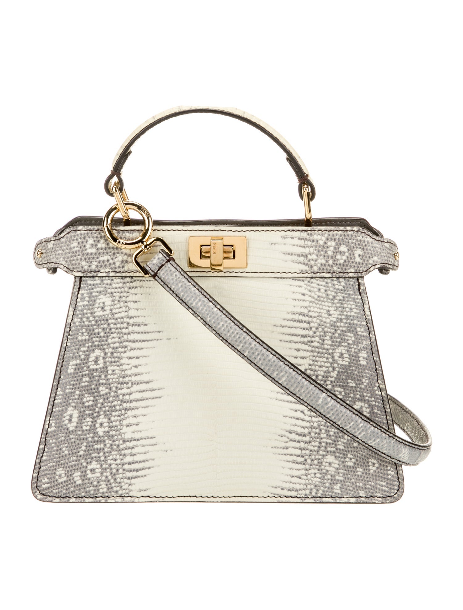 Fendi Lizard Peekaboo Petite 2023