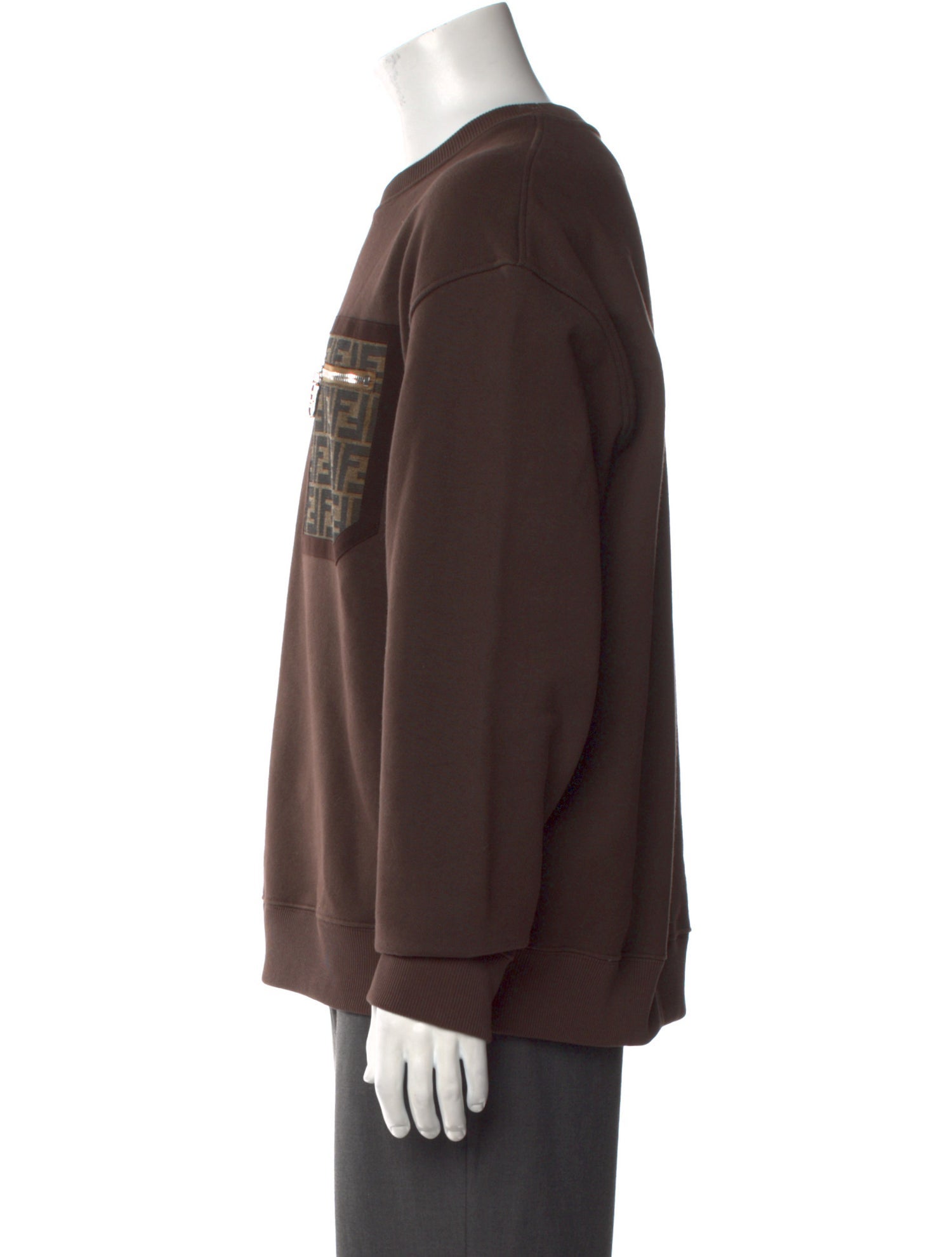 Fendi Graphic Print Crew Neck Sweatshirt