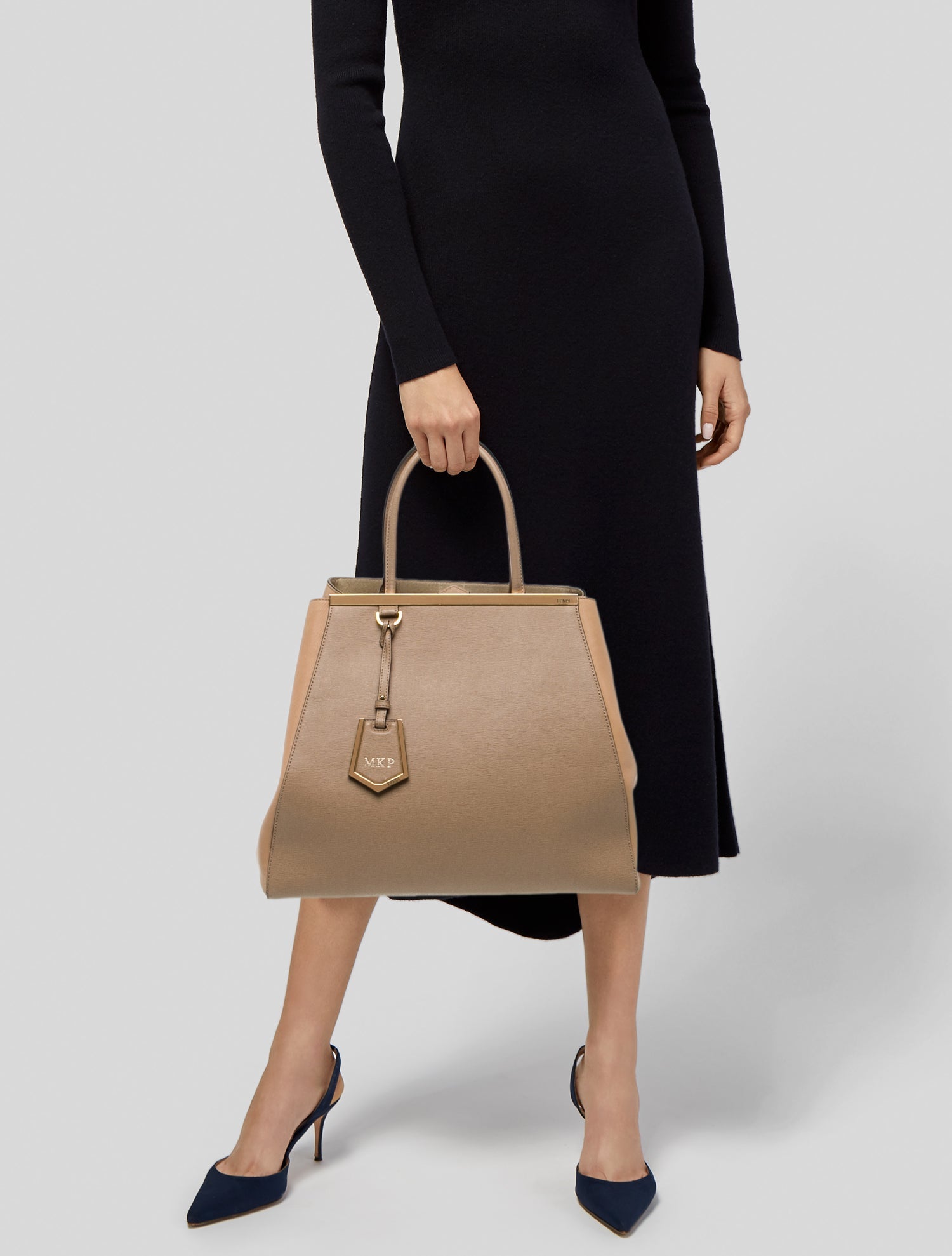 Fendi Saffiano Leather 2Jours Large