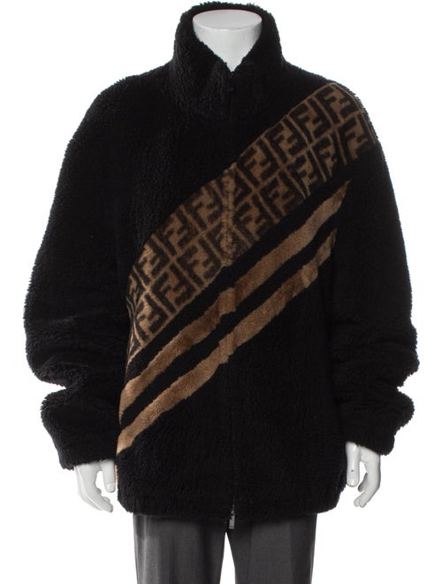 Fendi Zucca FF Logo Virgin Wool Jacket