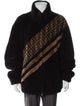 Fendi Zucca FF Logo Virgin Wool Jacket