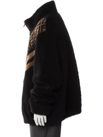 Fendi Zucca FF Logo Virgin Wool Jacket