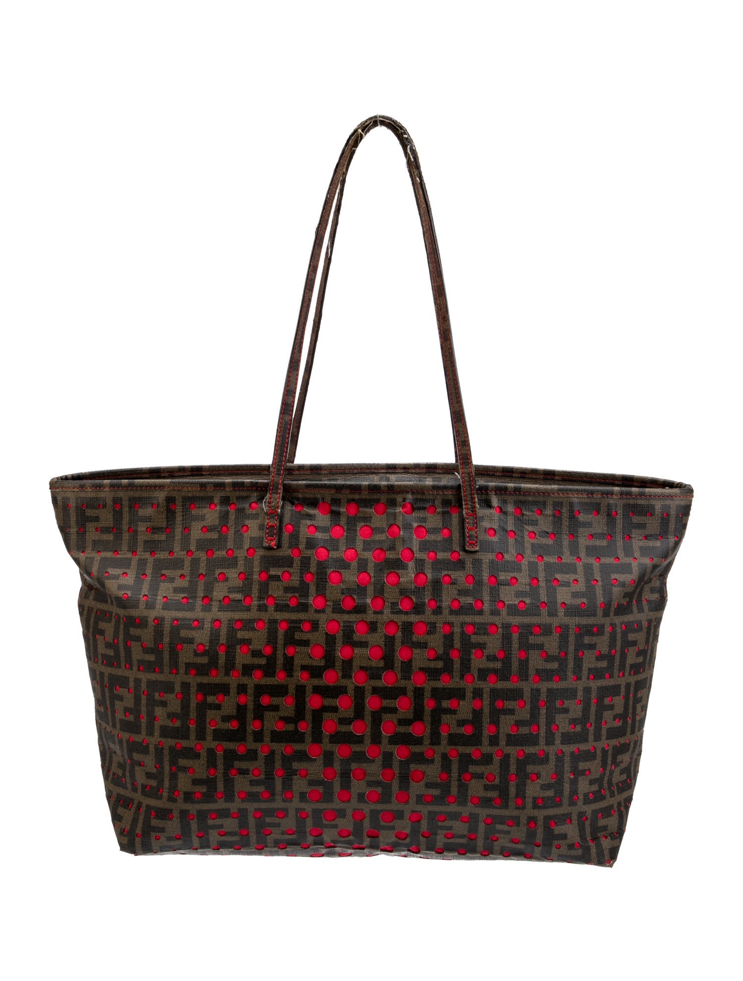 Fendi Zucca FF Roll Tote Medium