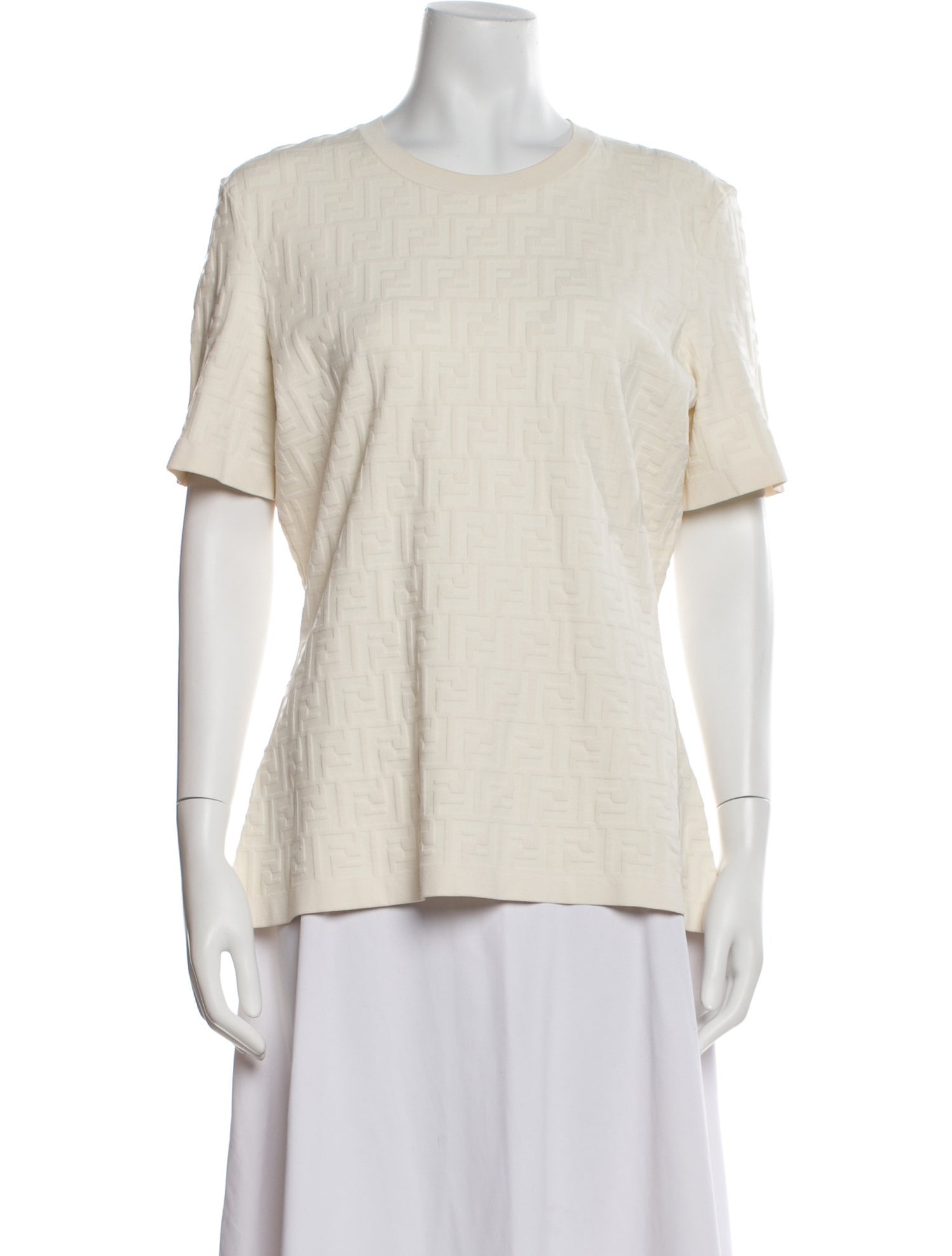 Fendi Crew Neck Short Sleeve T-Shirt