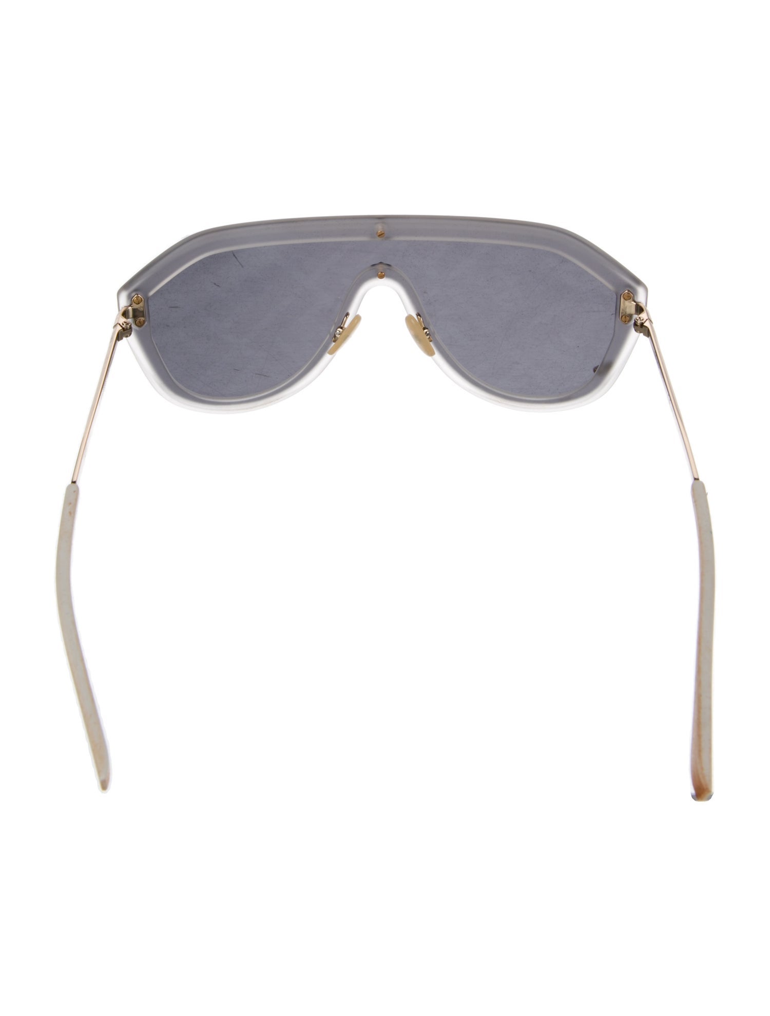 Fendi Zucca FF Logo Shield Sunglasses