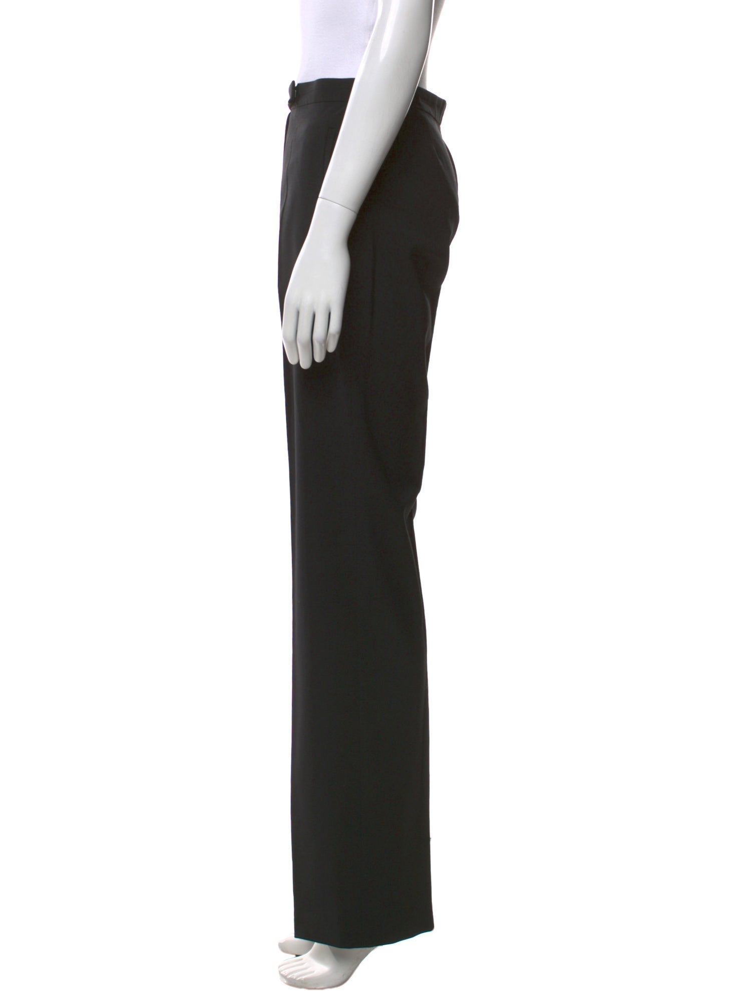 Fendi Virgin Wool Wide Leg Pants