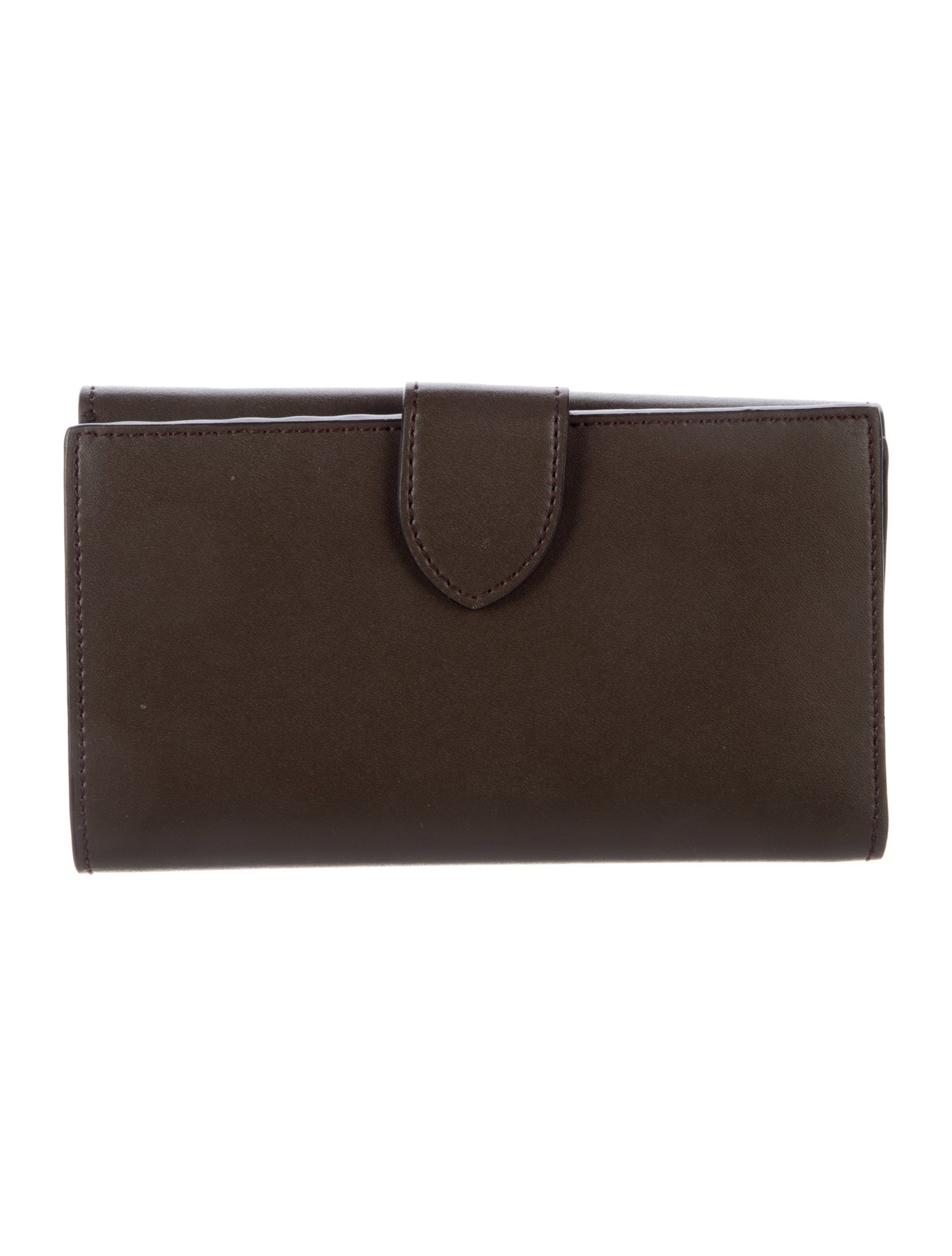 Fendi By The Way Leather Compact Leather Continental Wallet