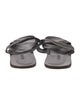 Fendi Leather Printed Slides