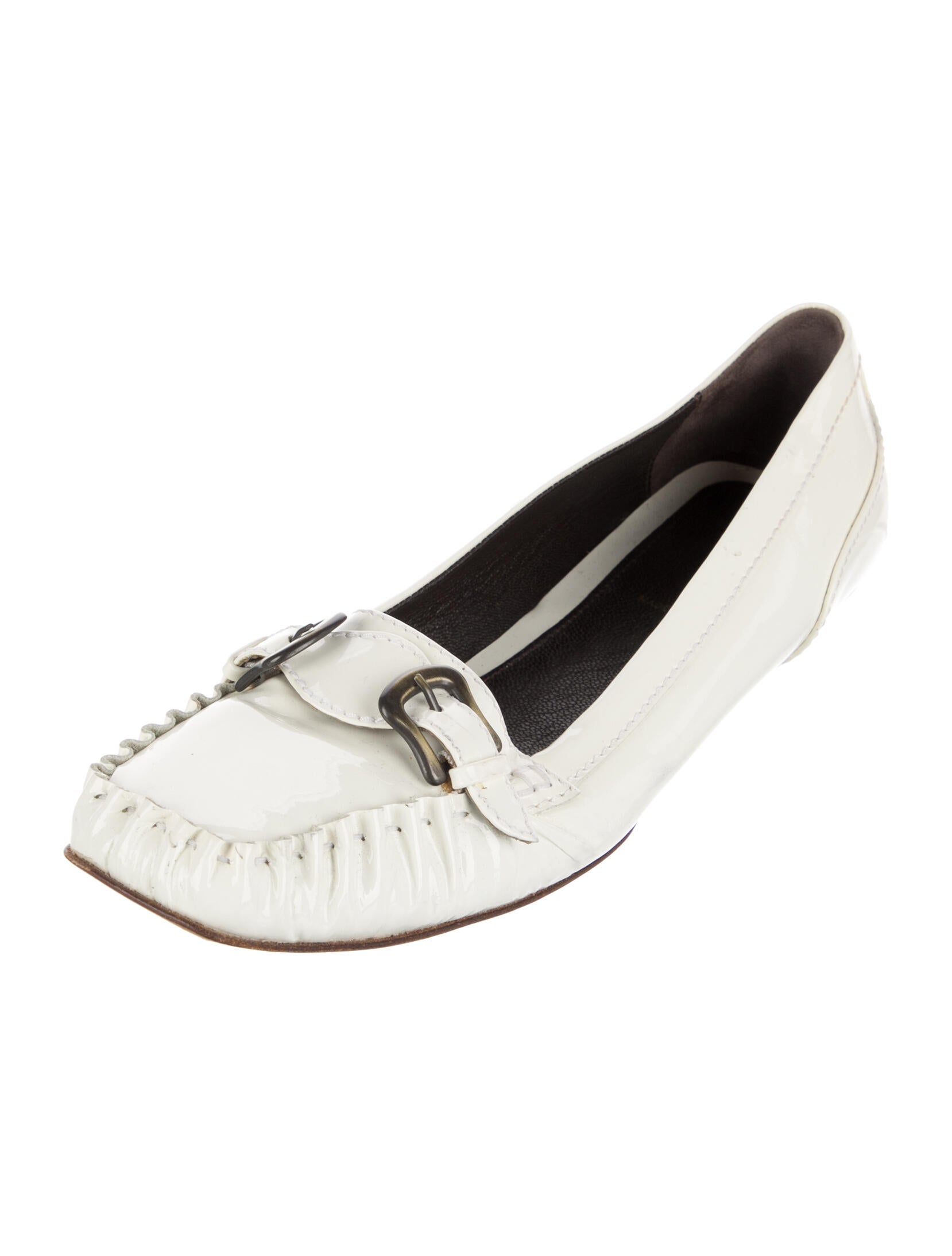 Fendi Patent Leather Ballet Flats