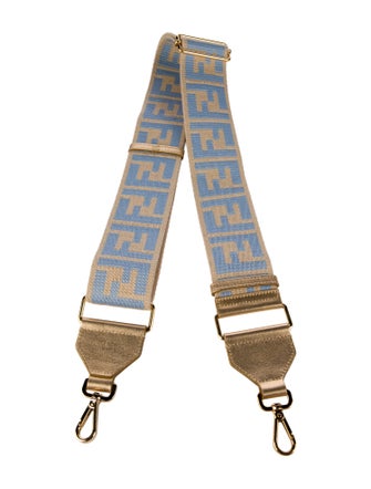 Fendi Zucca Canvas & Leather Strap You Shoulder Bag Strap