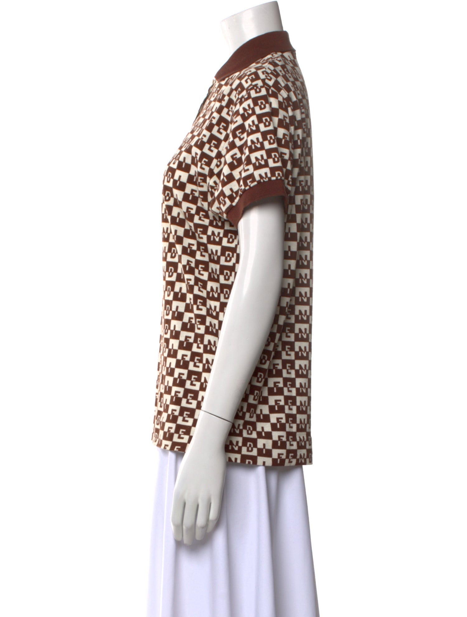 Fendi Vintage Late 1990's - Early 2000's Polo
