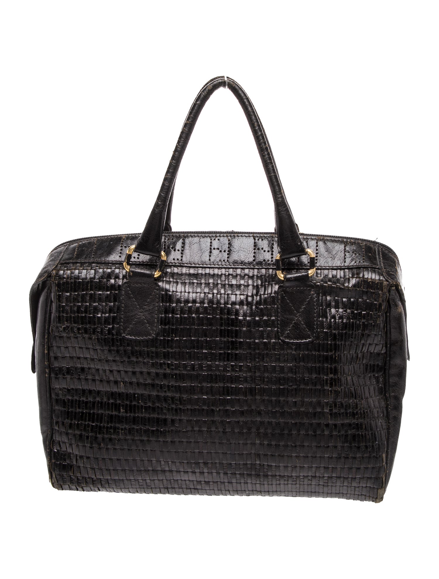 Fendi Leather Top Handle Bag
