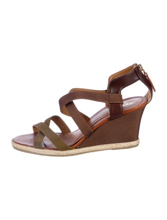 Fendi Leather Espadrilles