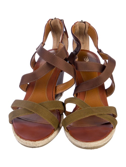 Fendi Leather Espadrilles