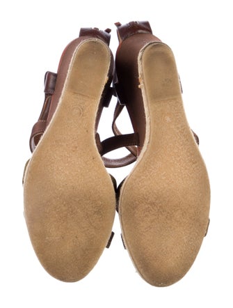 Fendi Leather Espadrilles