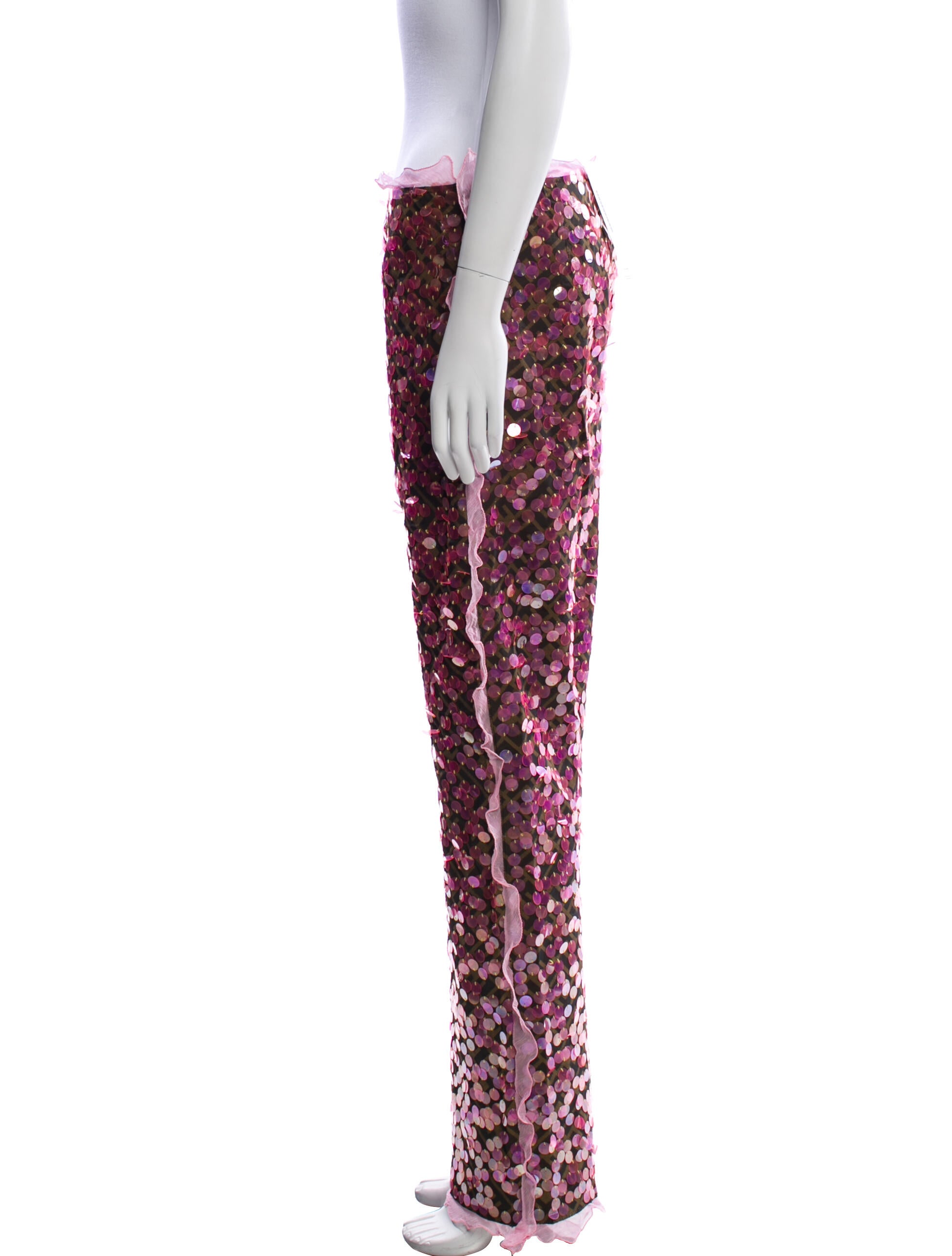 Fendi Vintage Straight Leg Pants