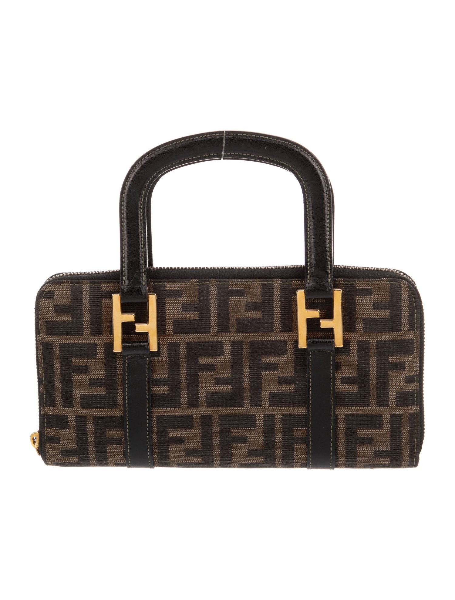 Fendi Zucca FF Top Handle Bag