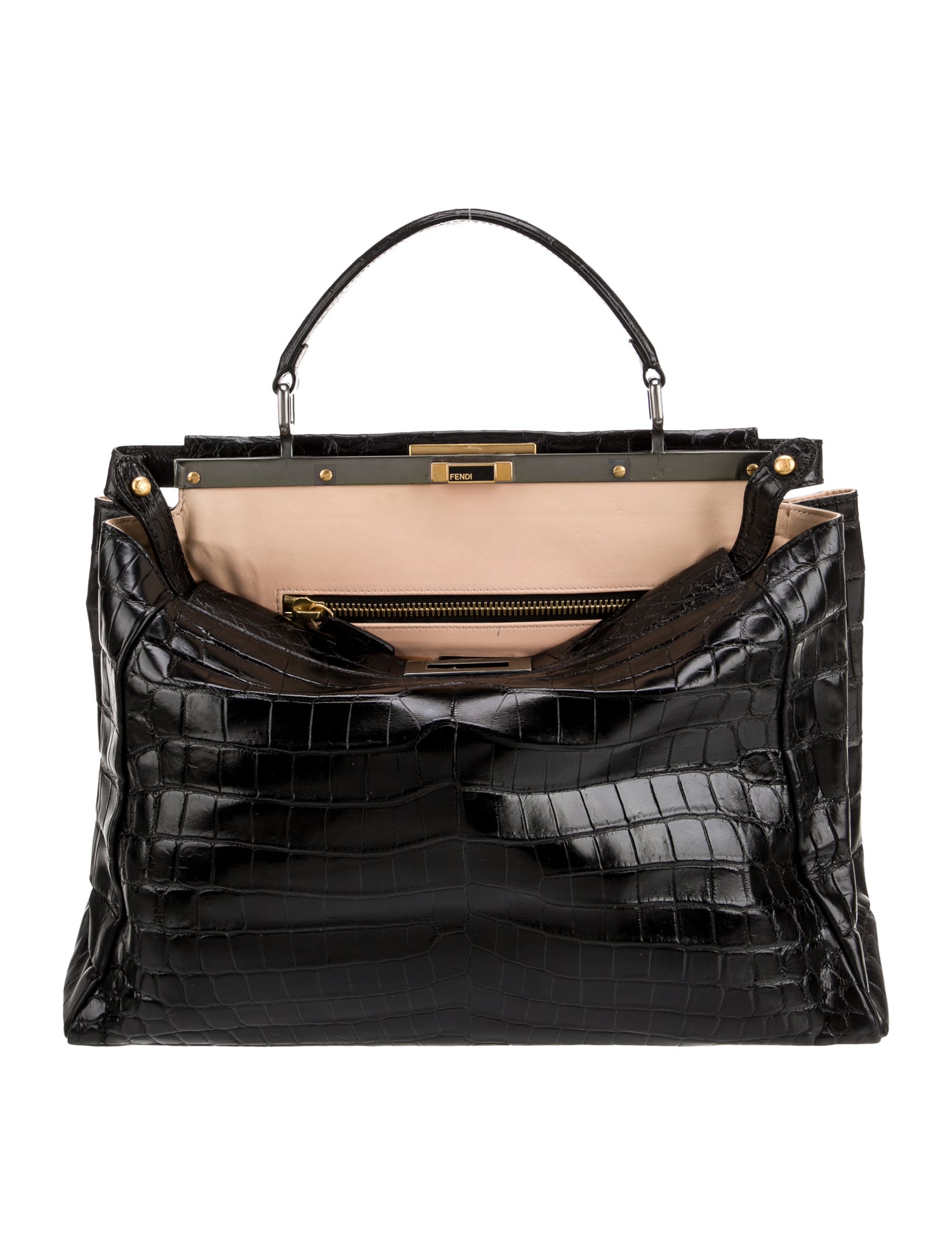 Fendi Crocodile Peekaboo Large Vintage