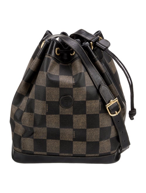 Fendi Pequin Bucket Bag