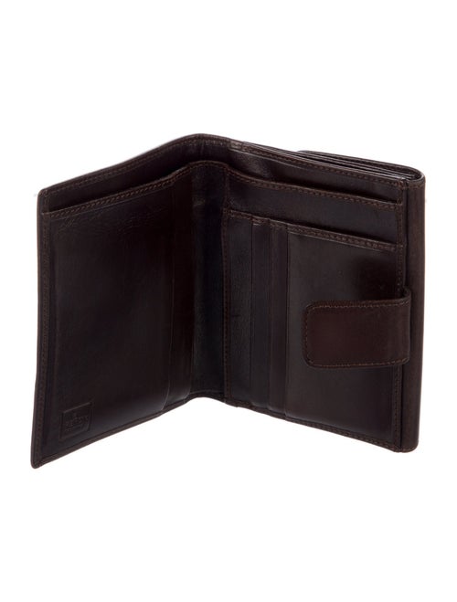 Fendi Zucca FF Logo Canvas Compact Wallet