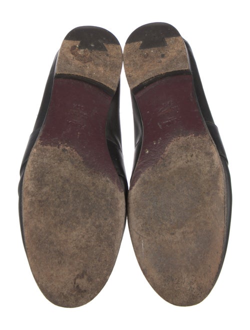 Fendi Leather Studded Accents Loafers