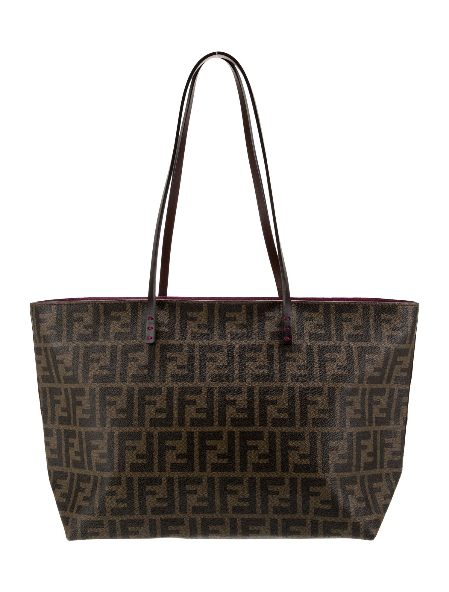 Fendi Zucca FF Roll Tote