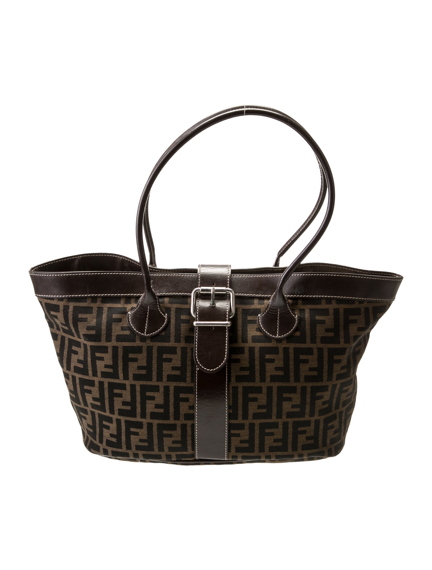 Fendi Zucca FF Roll Tote