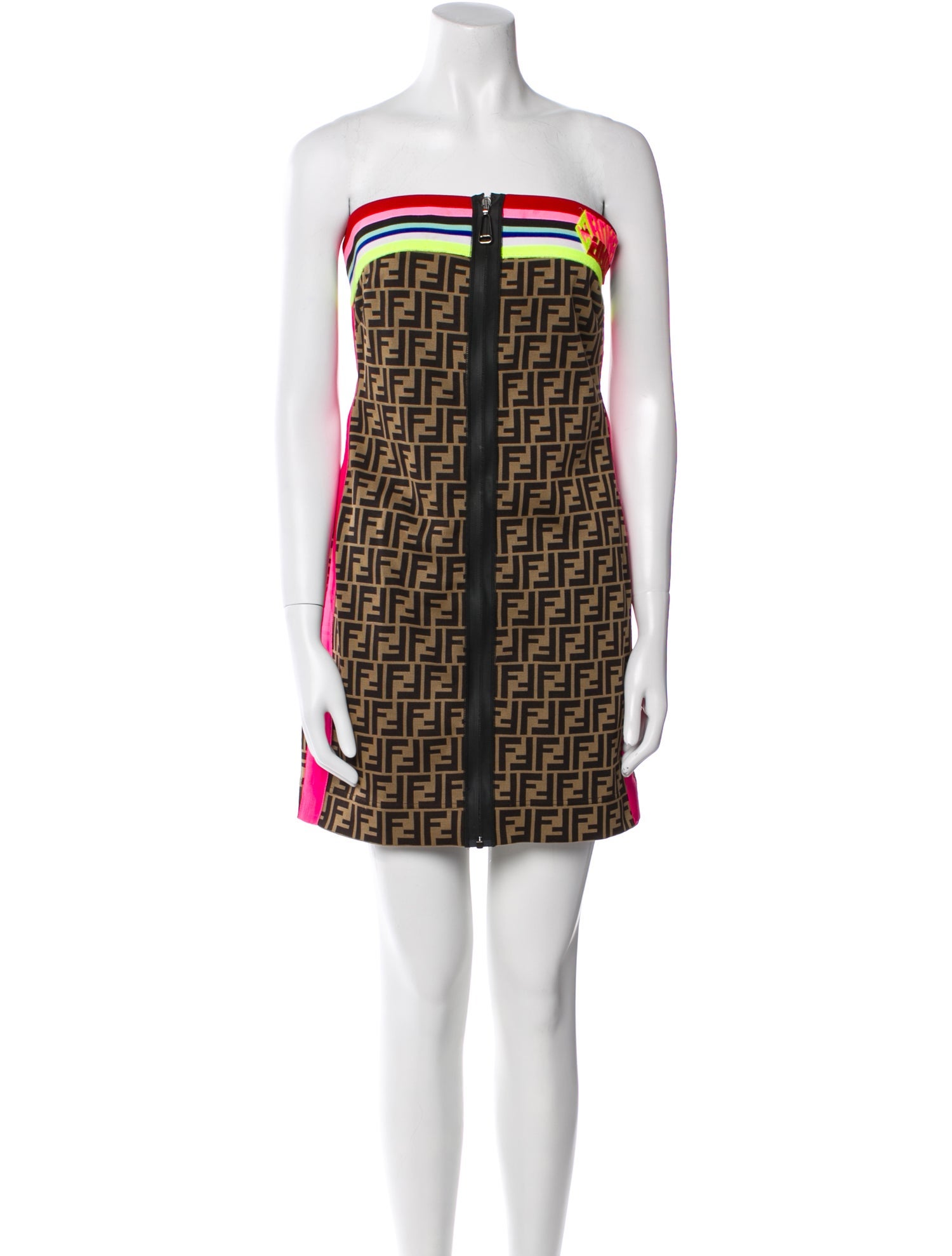 Fendi Printed Mini Dress