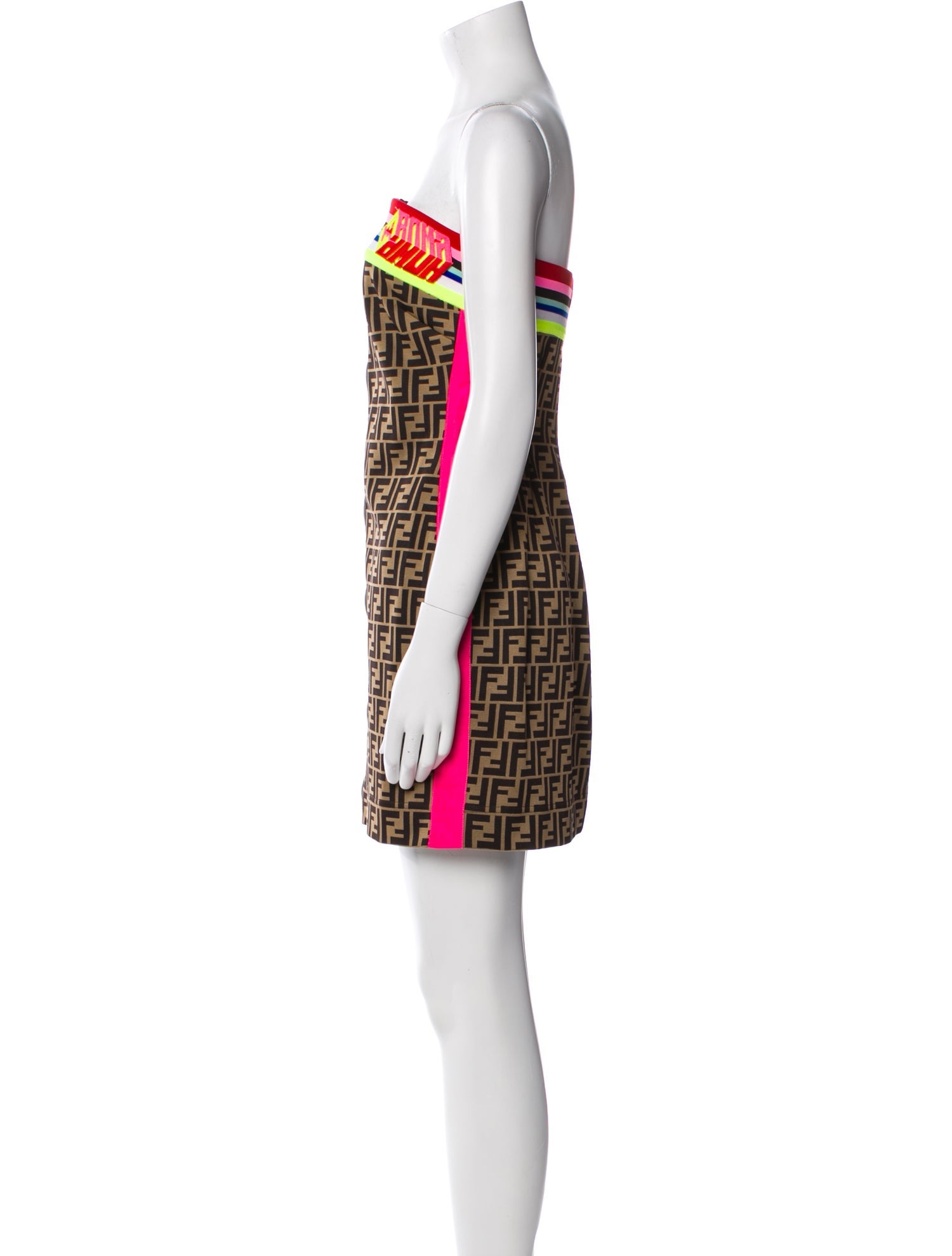 Fendi Printed Mini Dress