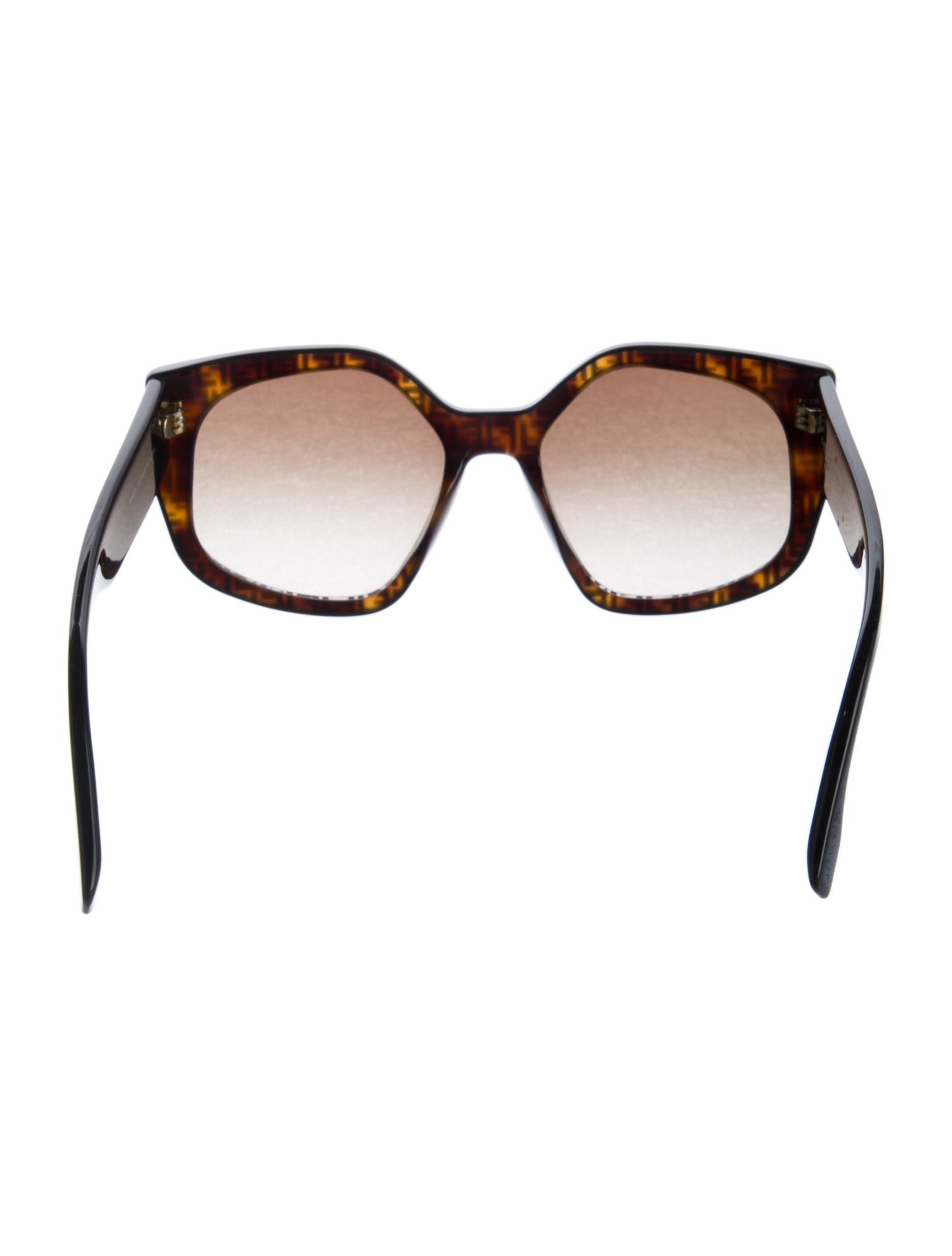 Fendi Zucca FF Logo Oversize Sunglasses