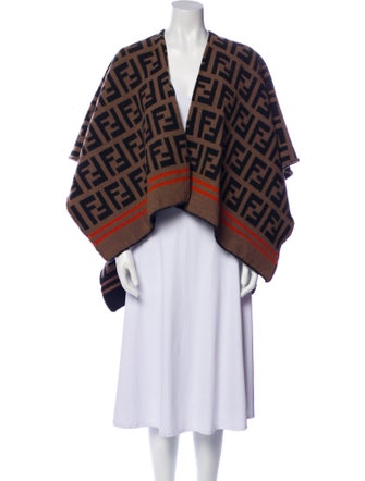 Fendi Wool Printed Sweater