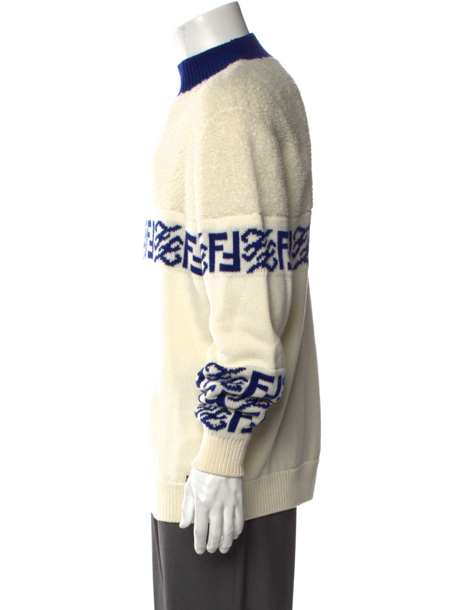 Fendi Virgin Wool Printed Pullover