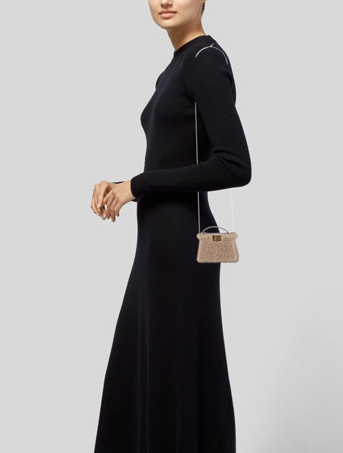 Fendi Shearling Peekaboo Nano