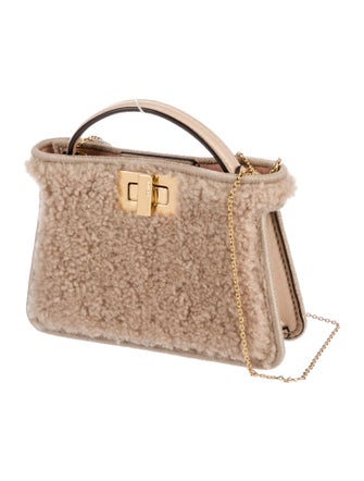 Fendi Shearling Peekaboo Nano