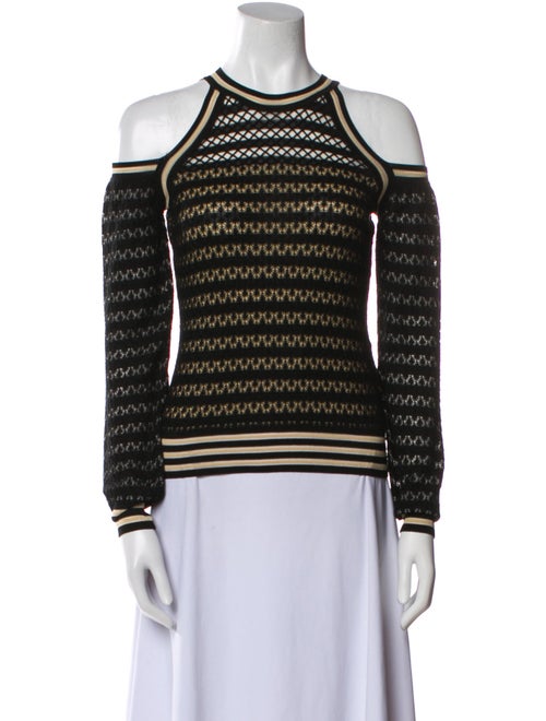 Fendi Silk Striped Sweatshirt