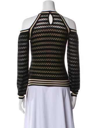 Fendi Silk Striped Sweatshirt