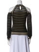 Fendi Silk Striped Sweatshirt
