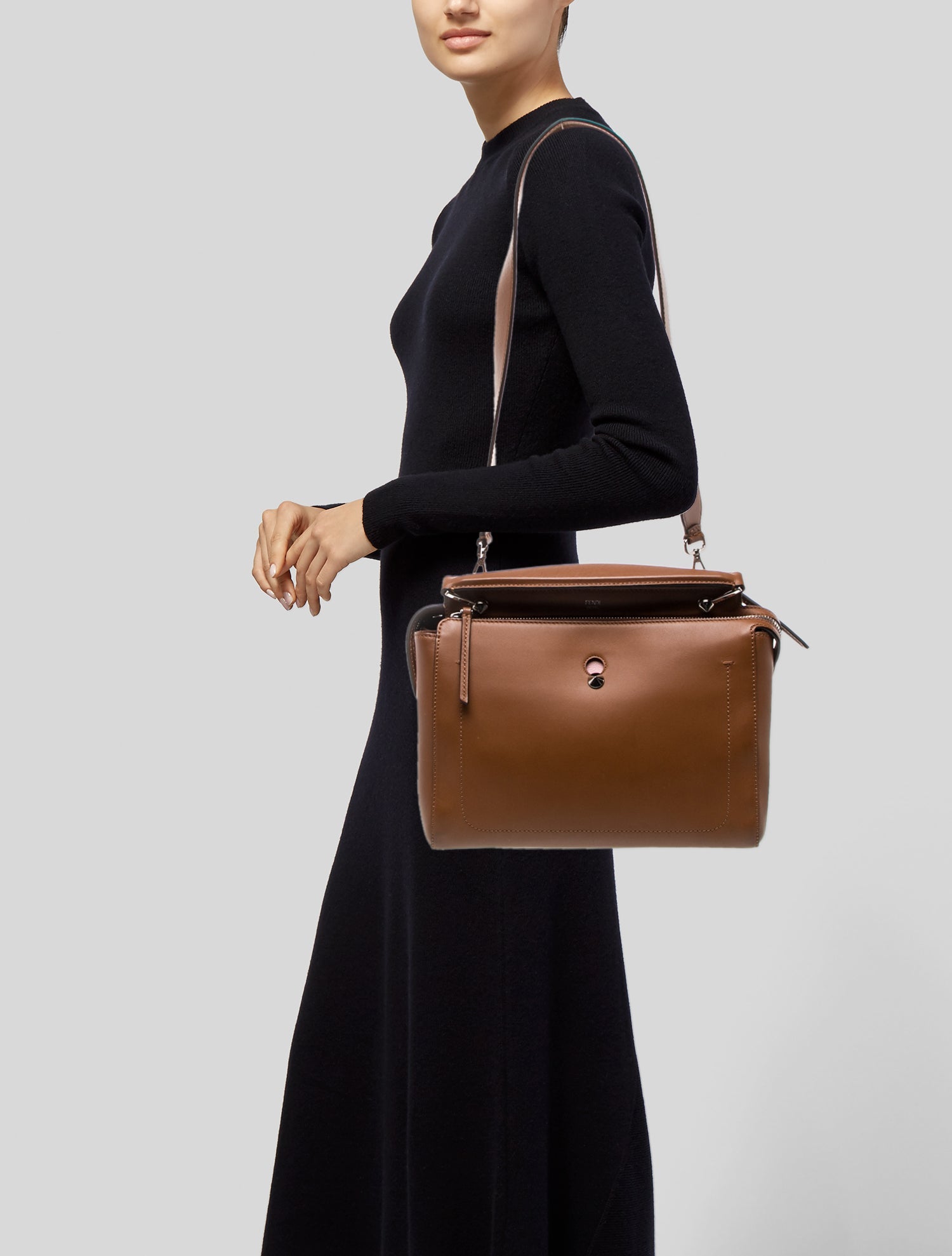 Fendi Leather Dotcom Medium