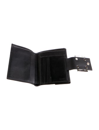 Fendi Zucca FF Zucca FF Logo Compact Wallet