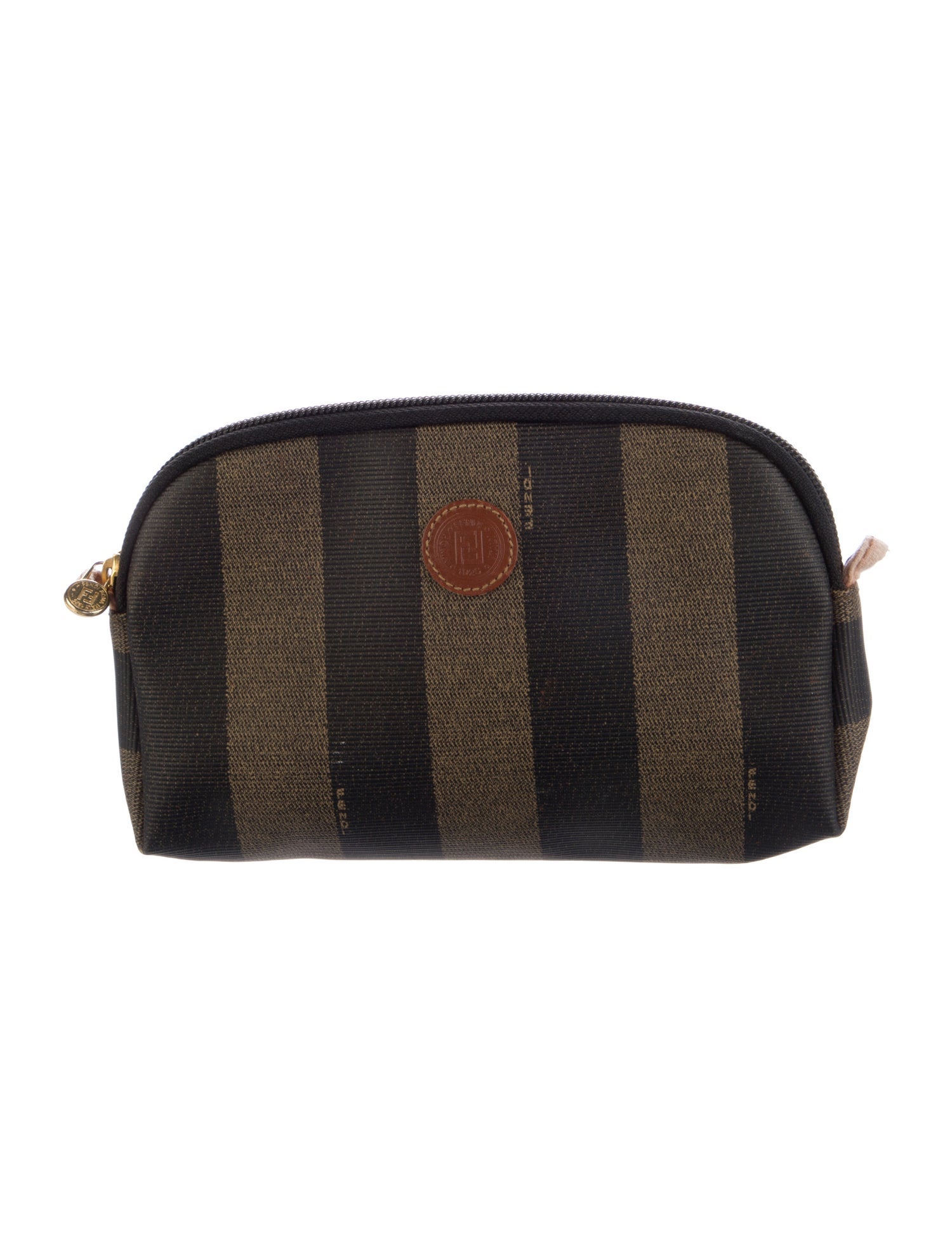 Fendi Pequin Cosmetic Bag