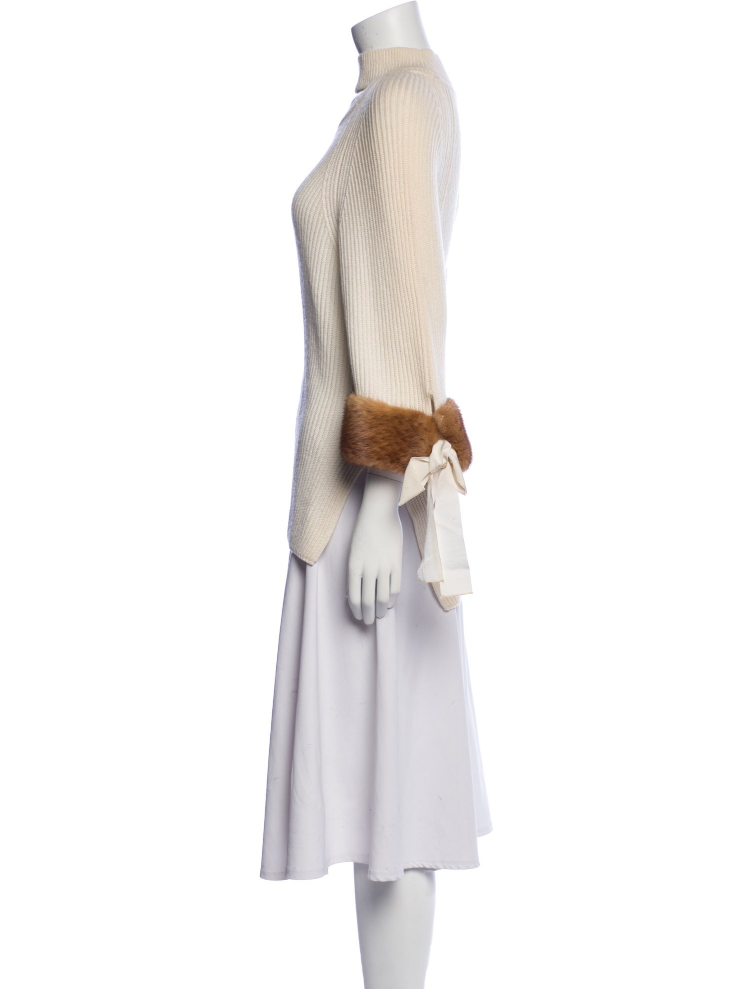 Fendi Cashmere Mock Neck Sweater