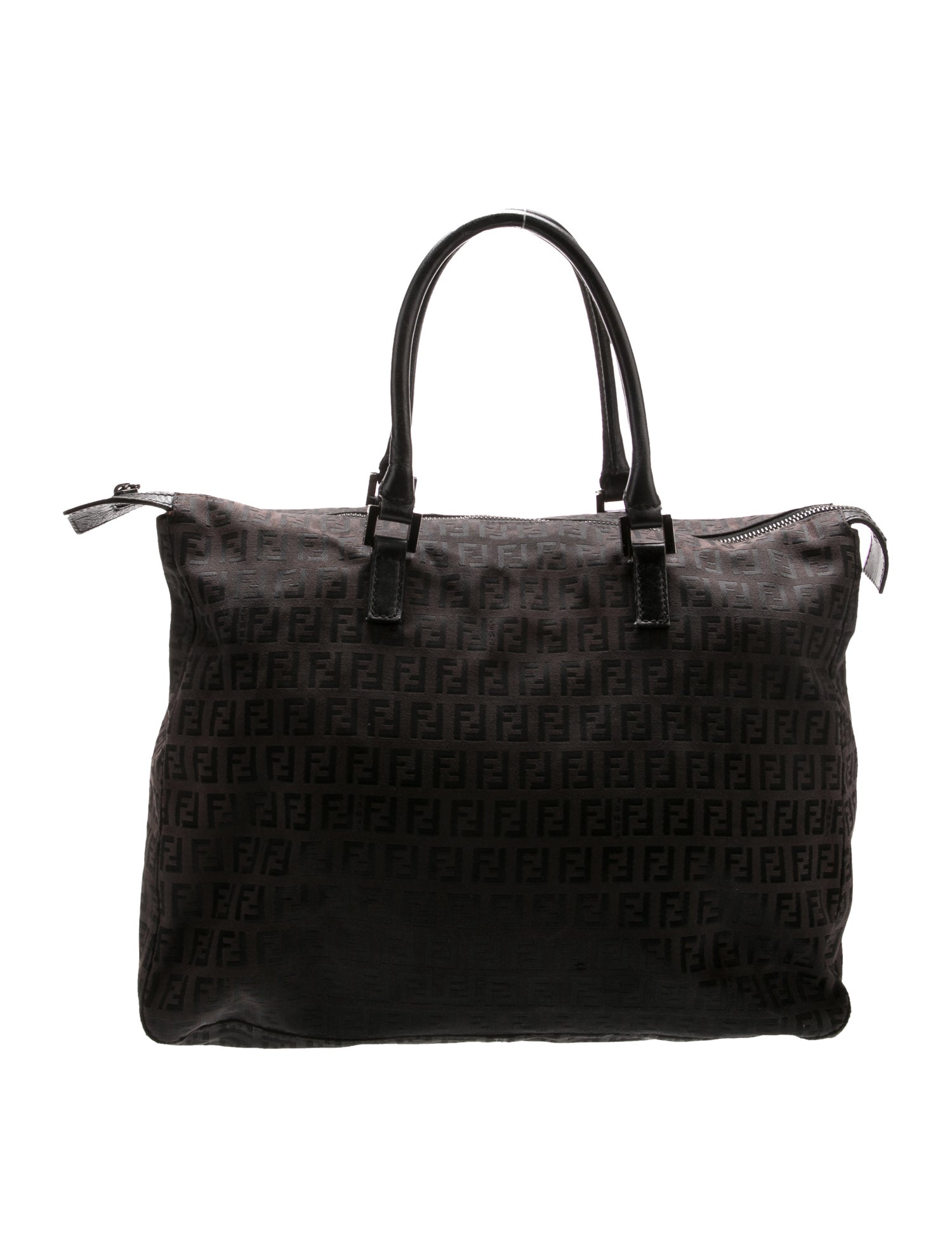 Fendi Zucchino FF Roll Tote Vintage