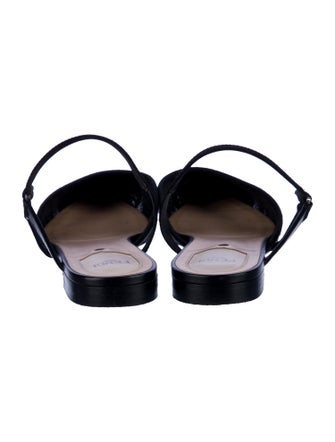 Fendi Mesh Embroidered Accent Mules