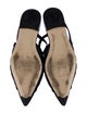 Fendi Mesh Embroidered Accent Mules