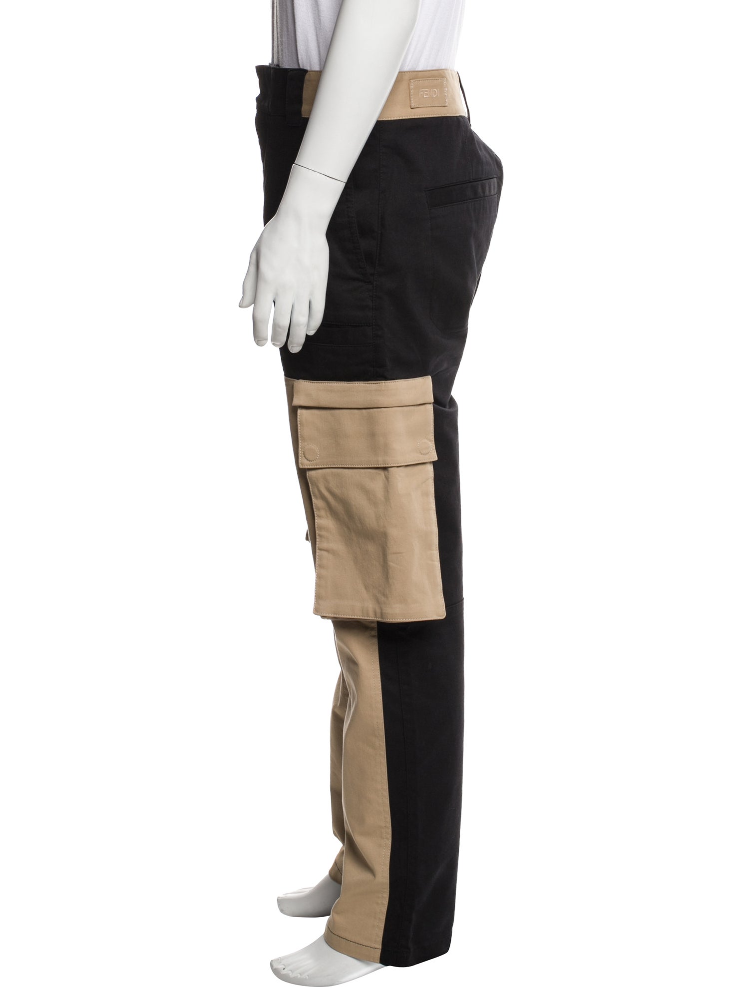 Fendi Zucchino FF Logo Cargo Pants