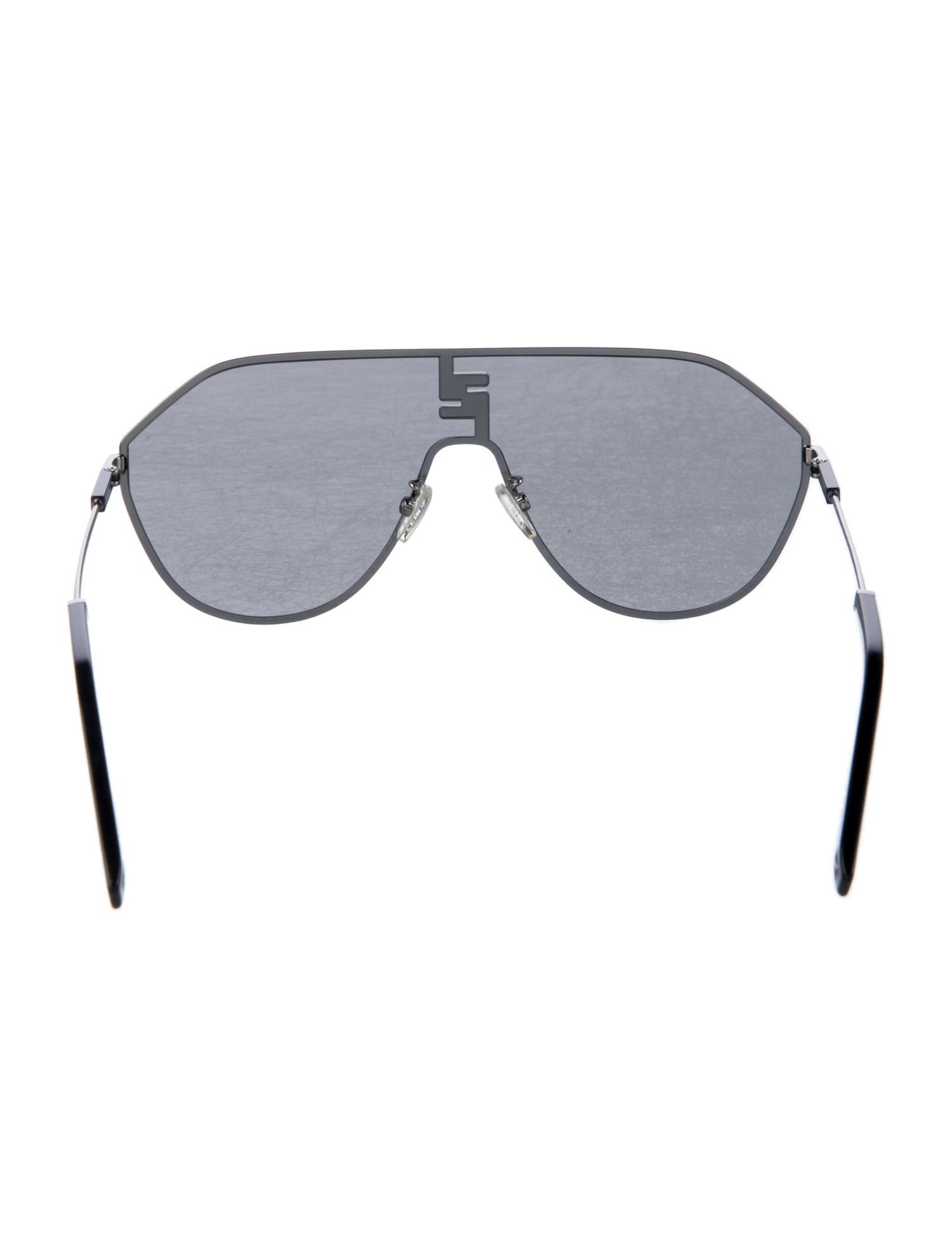 Fendi Shield Mirrored Sunglasses