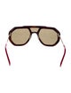 Fendi Zucca FF Logo Shield Sunglasses
