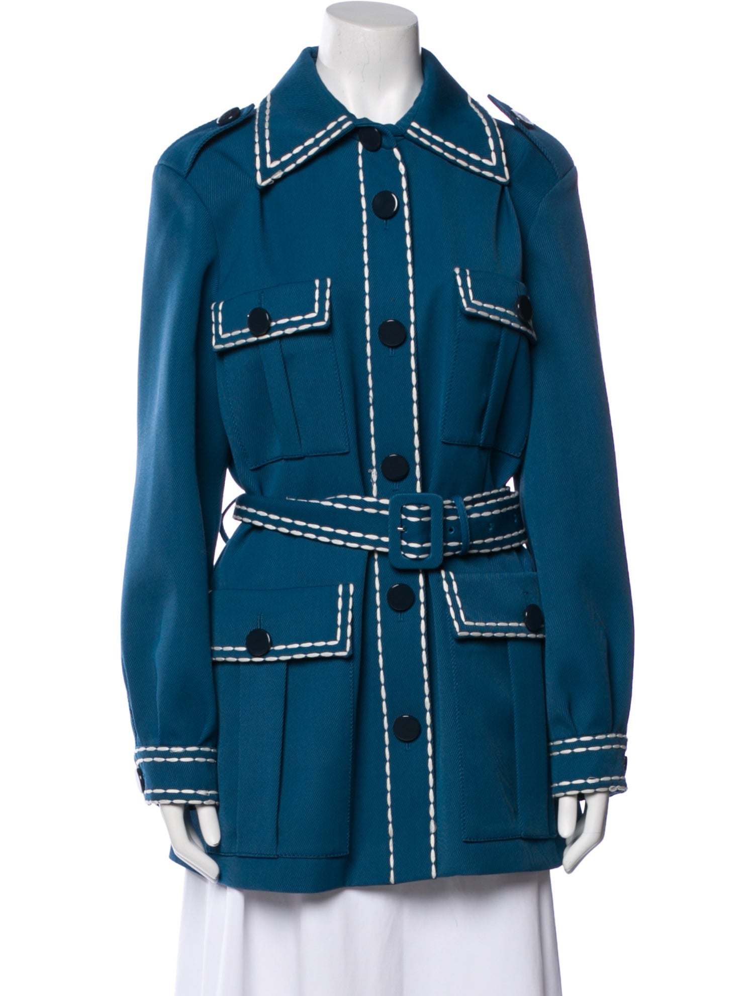 Fendi Virgin Wool Utility Jacket