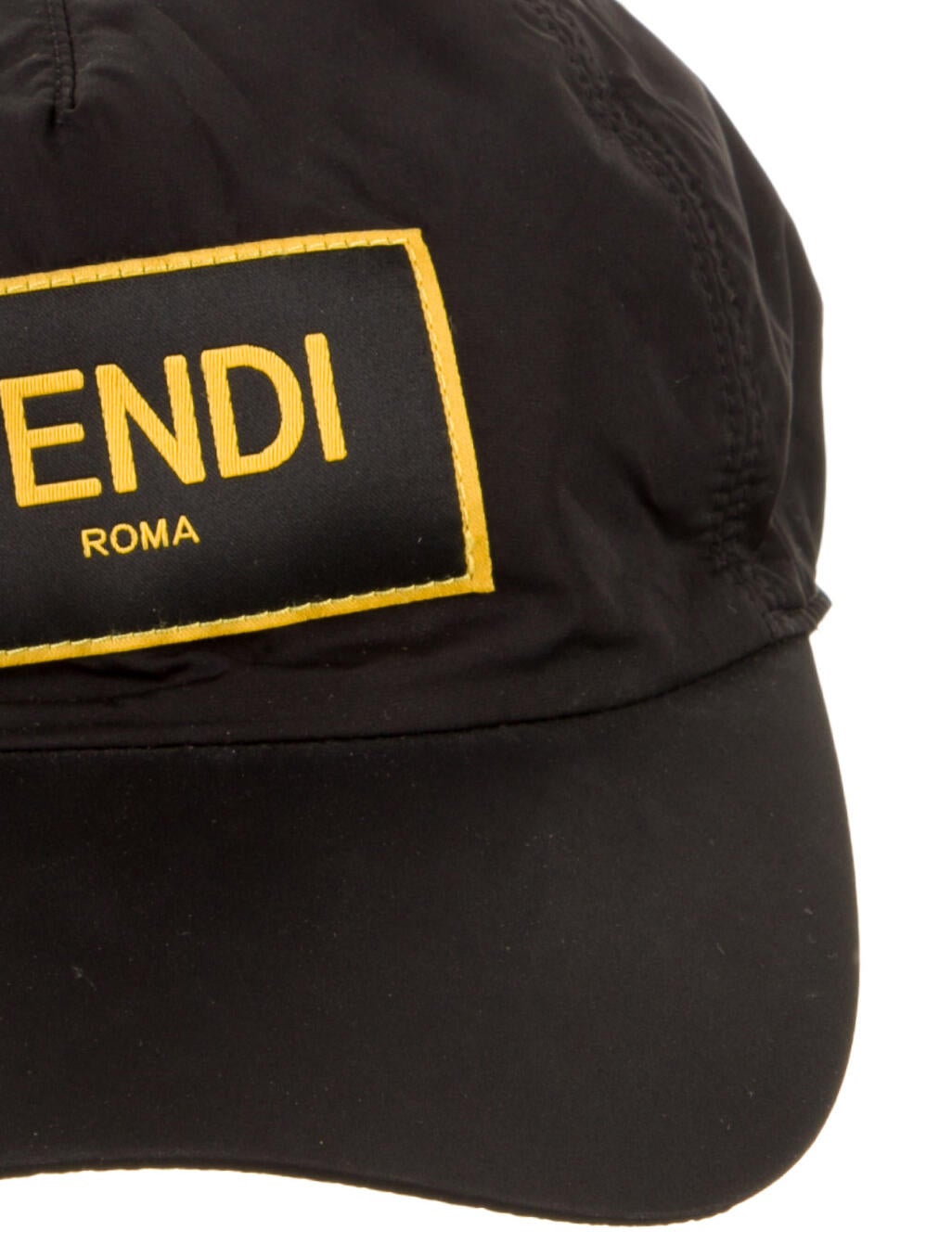 Fendi Logo Nylon Baseball Hat